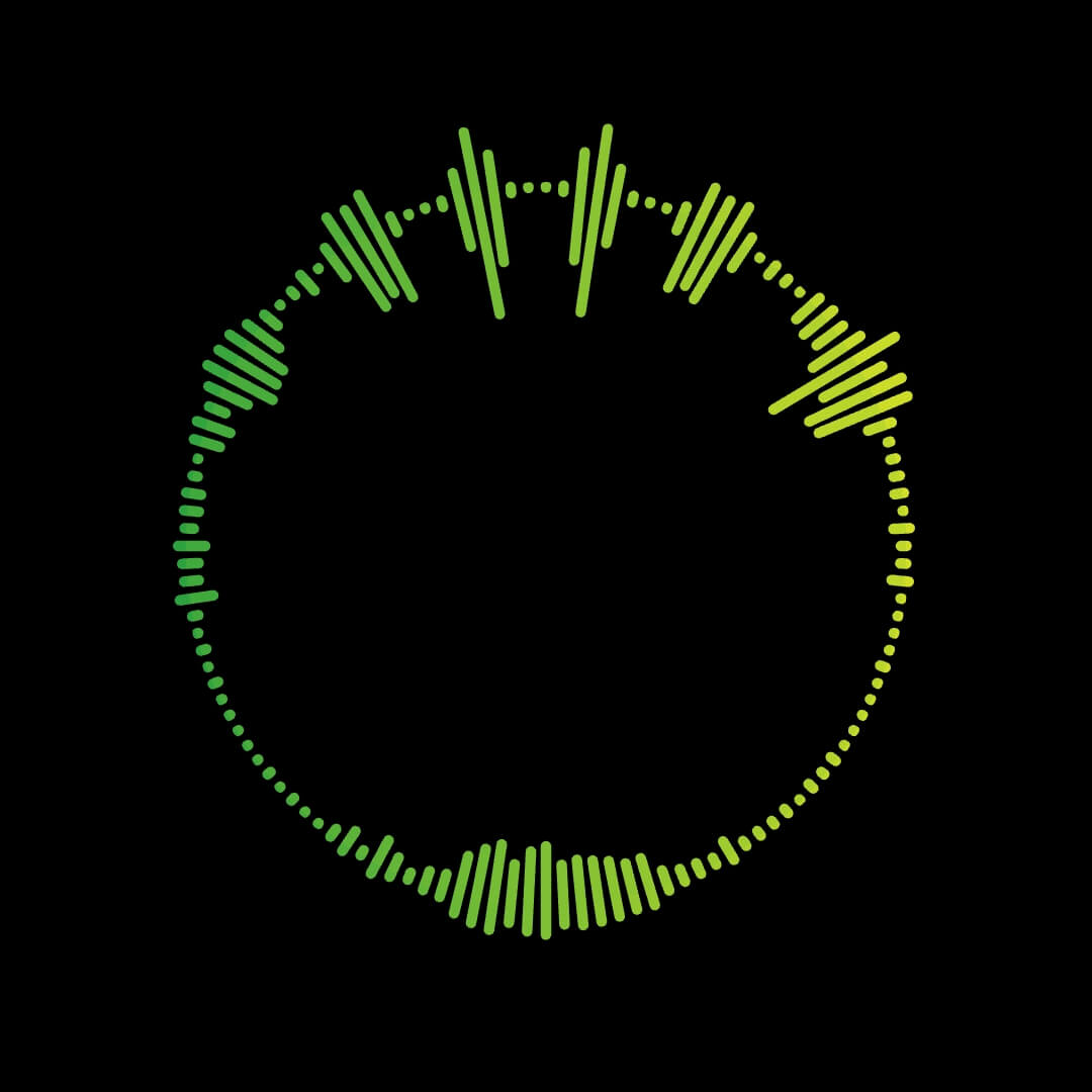 Spectrum circle green color