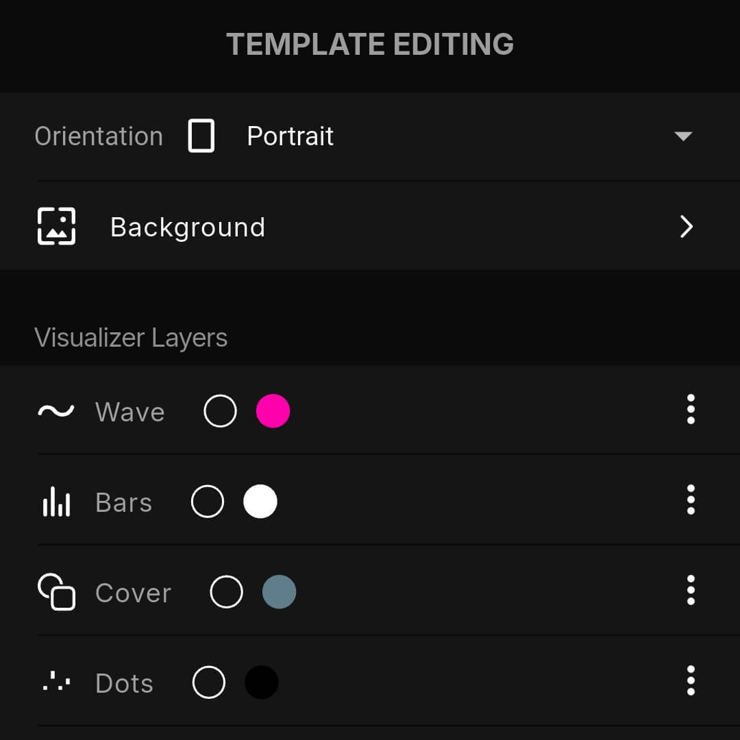 Primary soundlizer template config page